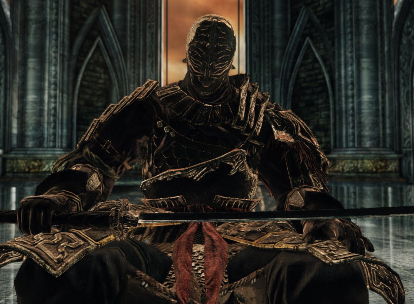 Foto de Sir Alonne de Dark Souls 2: O Velho Rei de Ferro. (Divulga&ccedil;&atilde;o / Internet)