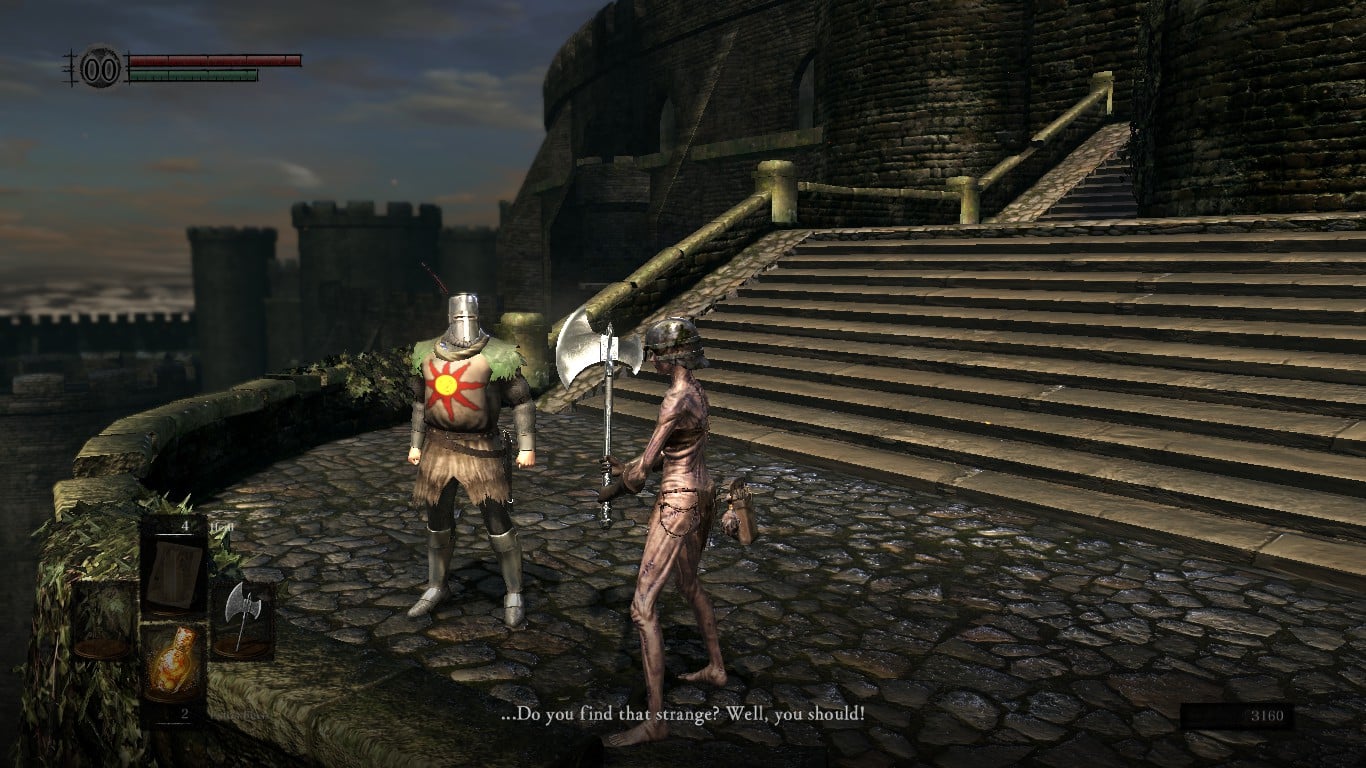 Imagem de um dos NPCs mais importantes de Dark Souls Remastered, o Solaire de Astora. (Divulga&ccedil;&atilde;o / Internet)