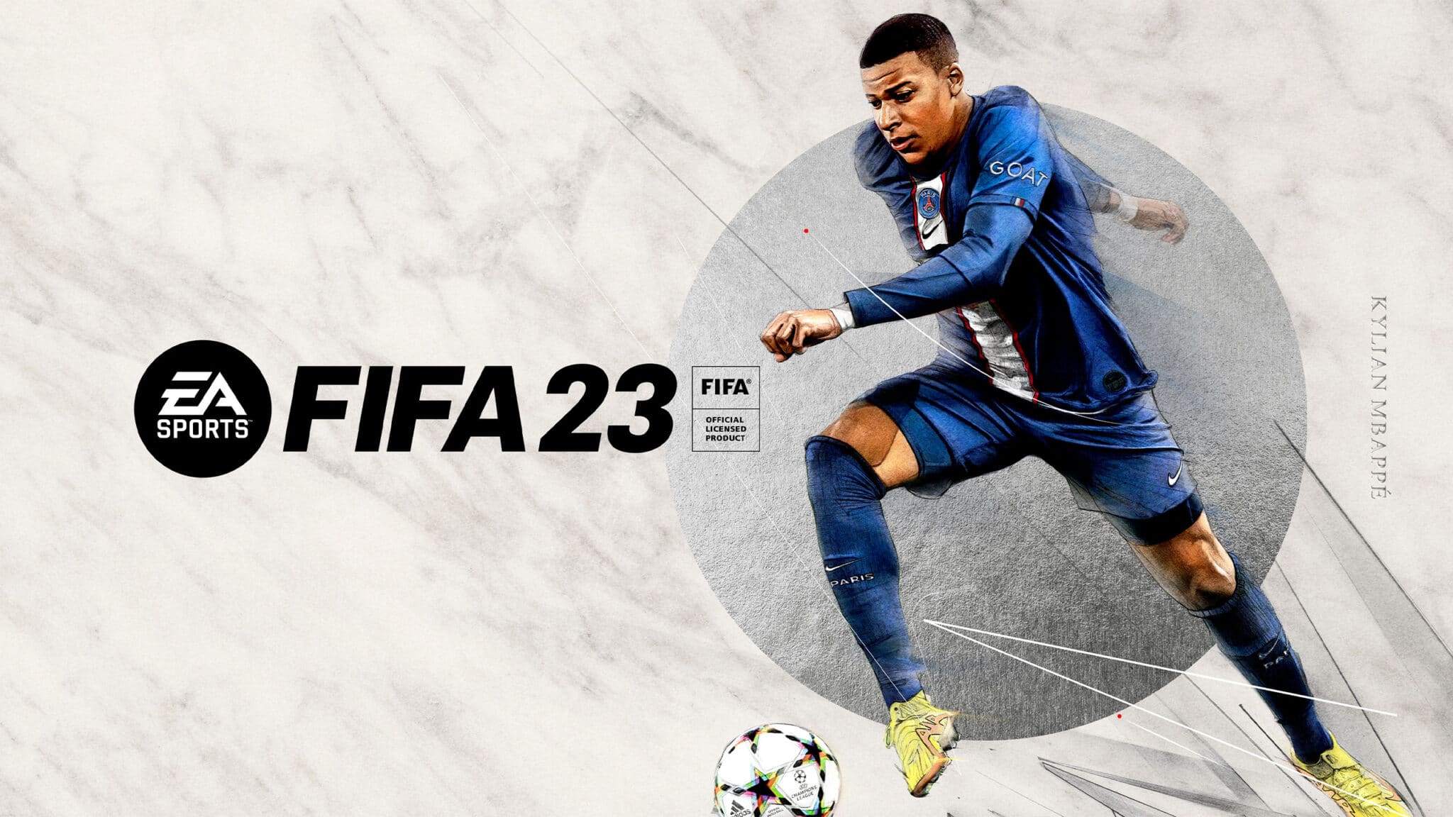 Foto capa do game FIFA23. (Divulga&ccedil;&atilde;o / EA Sports)