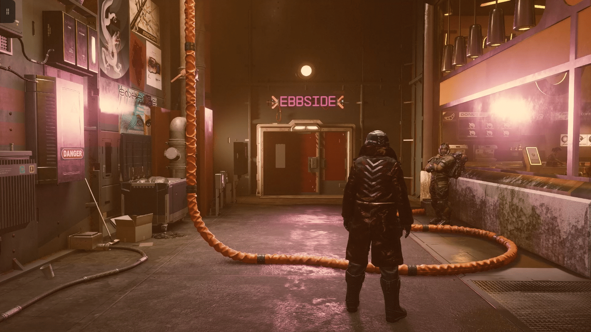 Entrada para Ebbside em Neon, Starfield