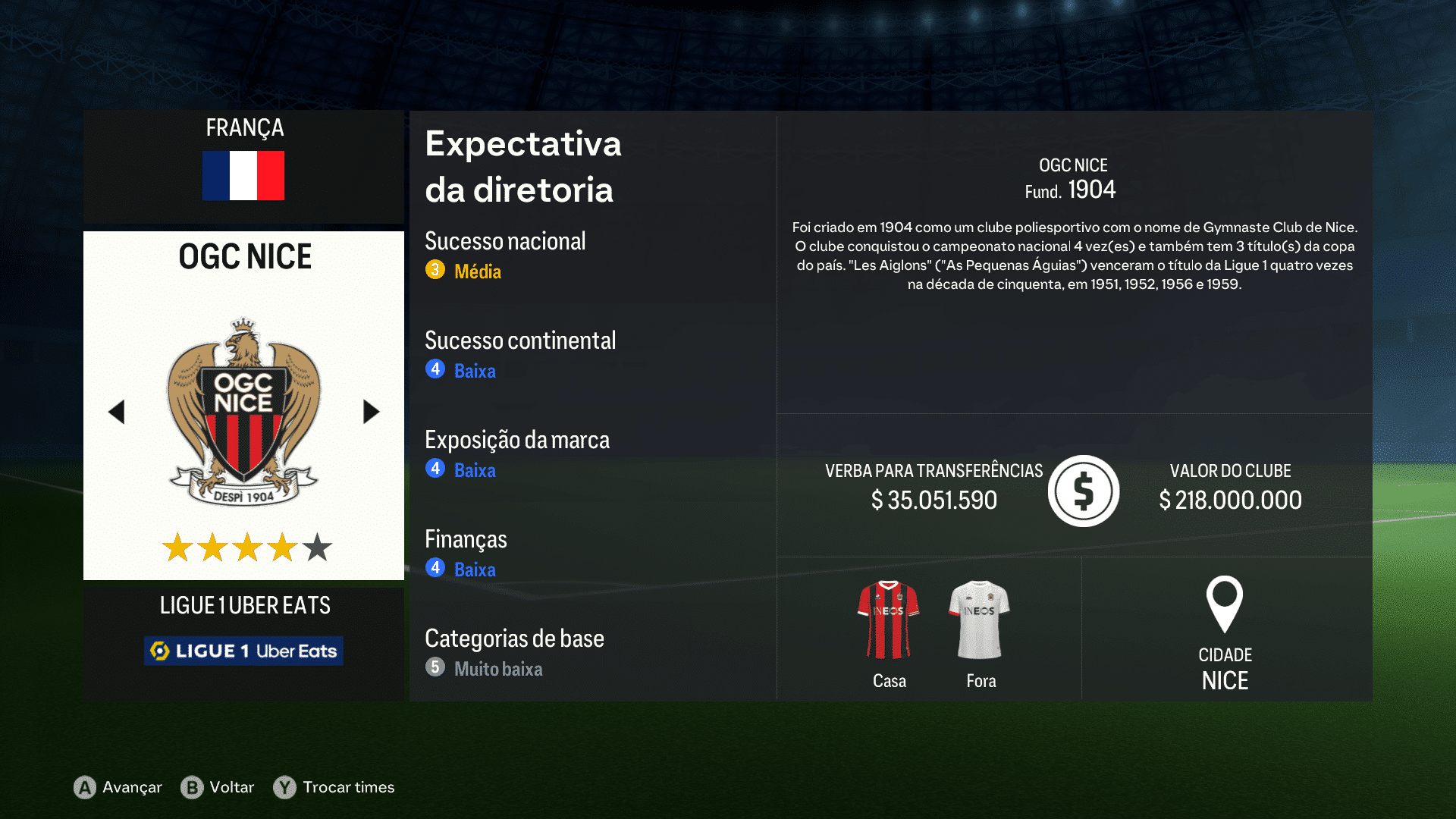 Print do Nice em FC 24