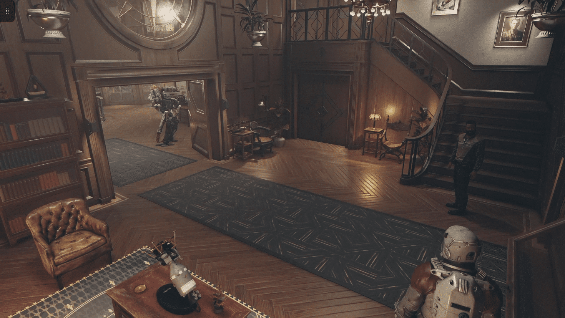 Porta que leva ao deposito onde est&aacute; o Mark I