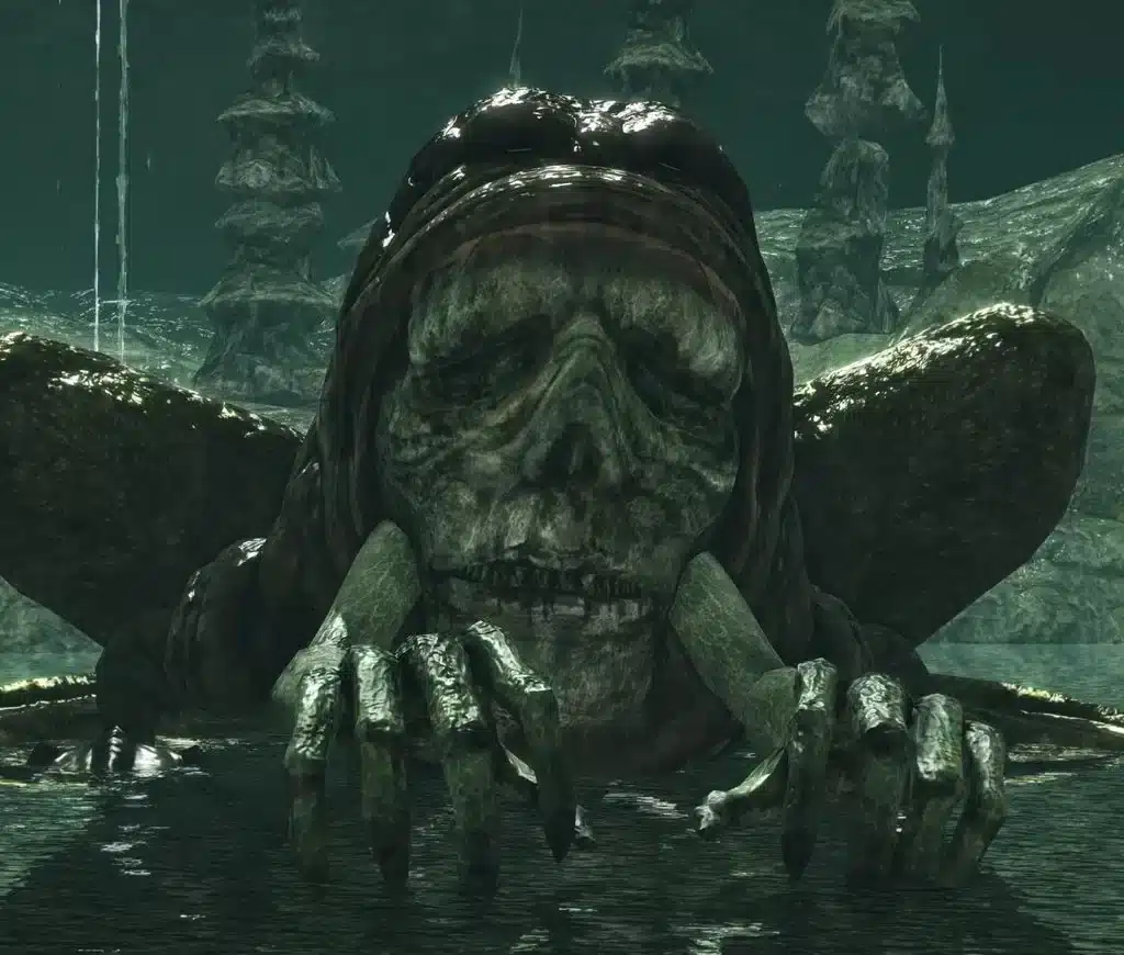 Imagem do "Dem&ocirc;nio da Can&ccedil;&atilde;o" de Dark Souls 2. (Divulga&ccedil;&atilde;o / Internet)