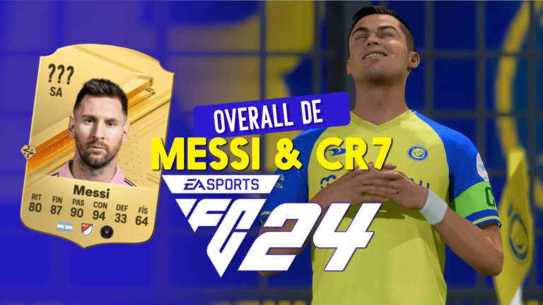 FIFA 24: qual o overall de Messi e CR7 no EA Sports FC 24