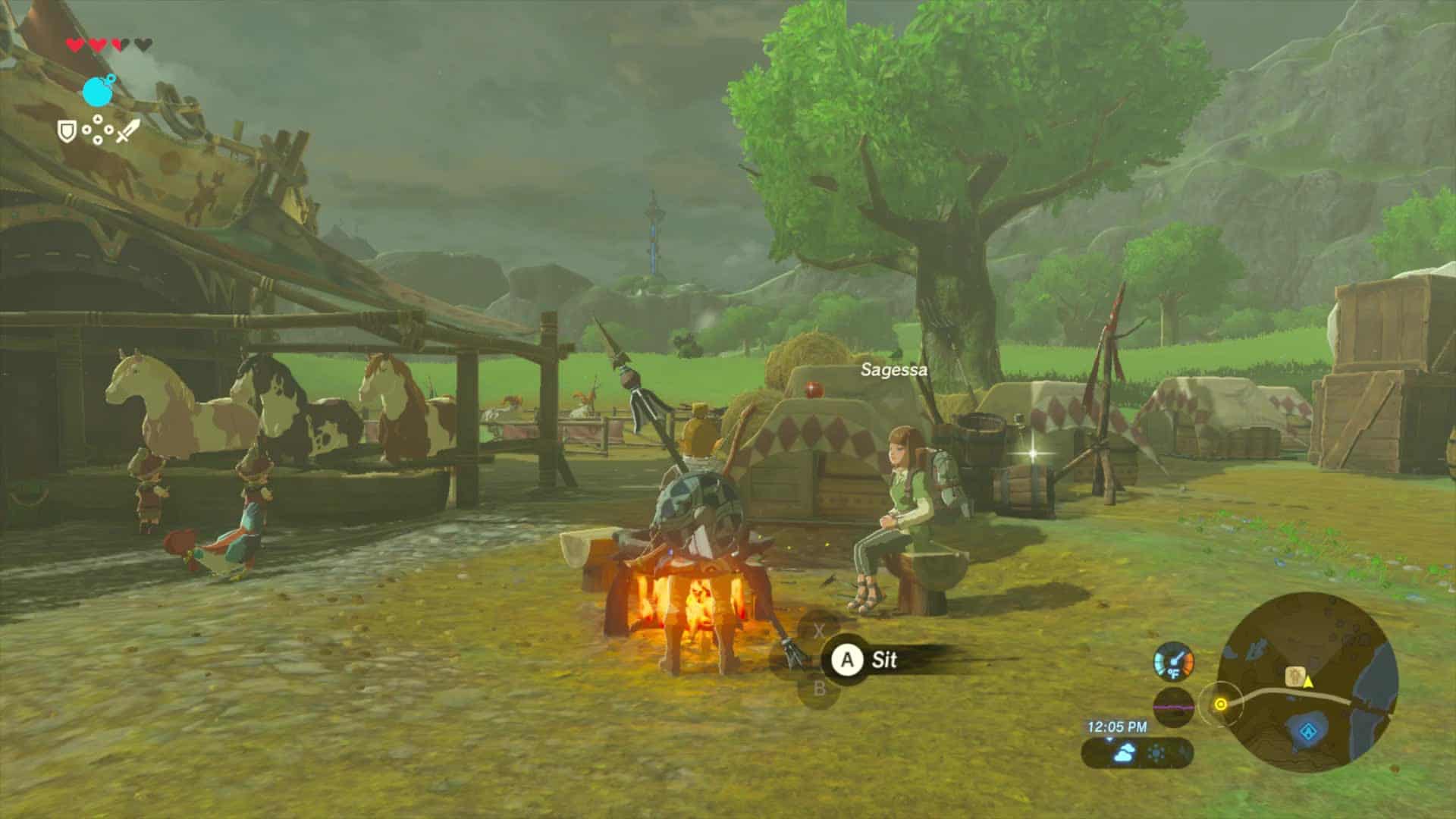 Zelda: Breath of the Wild rodando no yuzu