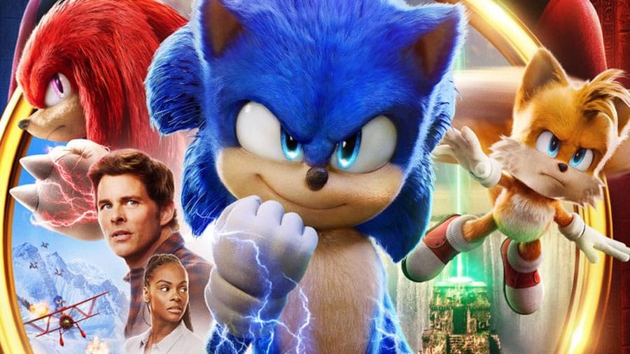 Foto ilustrativa dos personagens do filme Sonic 2: O Filme. (Divulga&ccedil;&atilde;o / Internet).