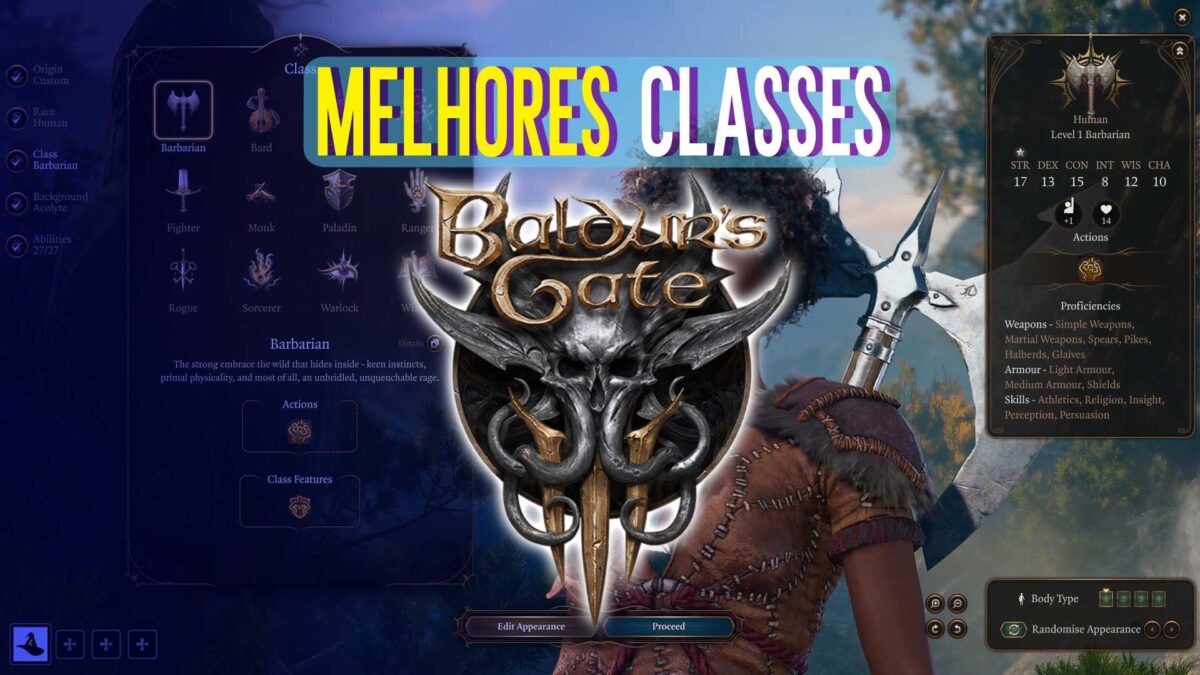 Baldur&rsquo;s Gate 3: Quais s&atilde;o as melhores classes do jogo?