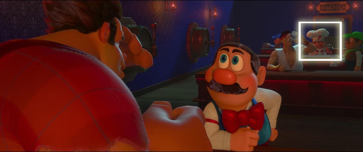 Foto ilustrativa destacando o personagem Peter Pepper pertencente ao jogo Burger Time no filme do Detona Ralph. (Divulg&ccedil;&atilde;o / Internet)