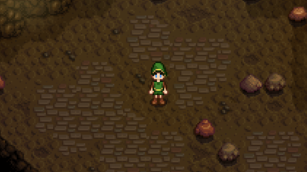 Imagem de um jogador de Stardew Valley utilizando o gorro do Link de Zelda. (Divulga&ccedil;&atilde;o / Internet)
