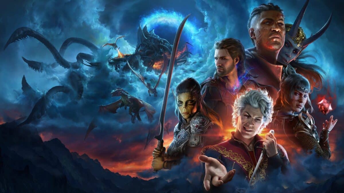 Imagem promocional de Baldur's Gate 3, indicado ao The Game Awards 2023