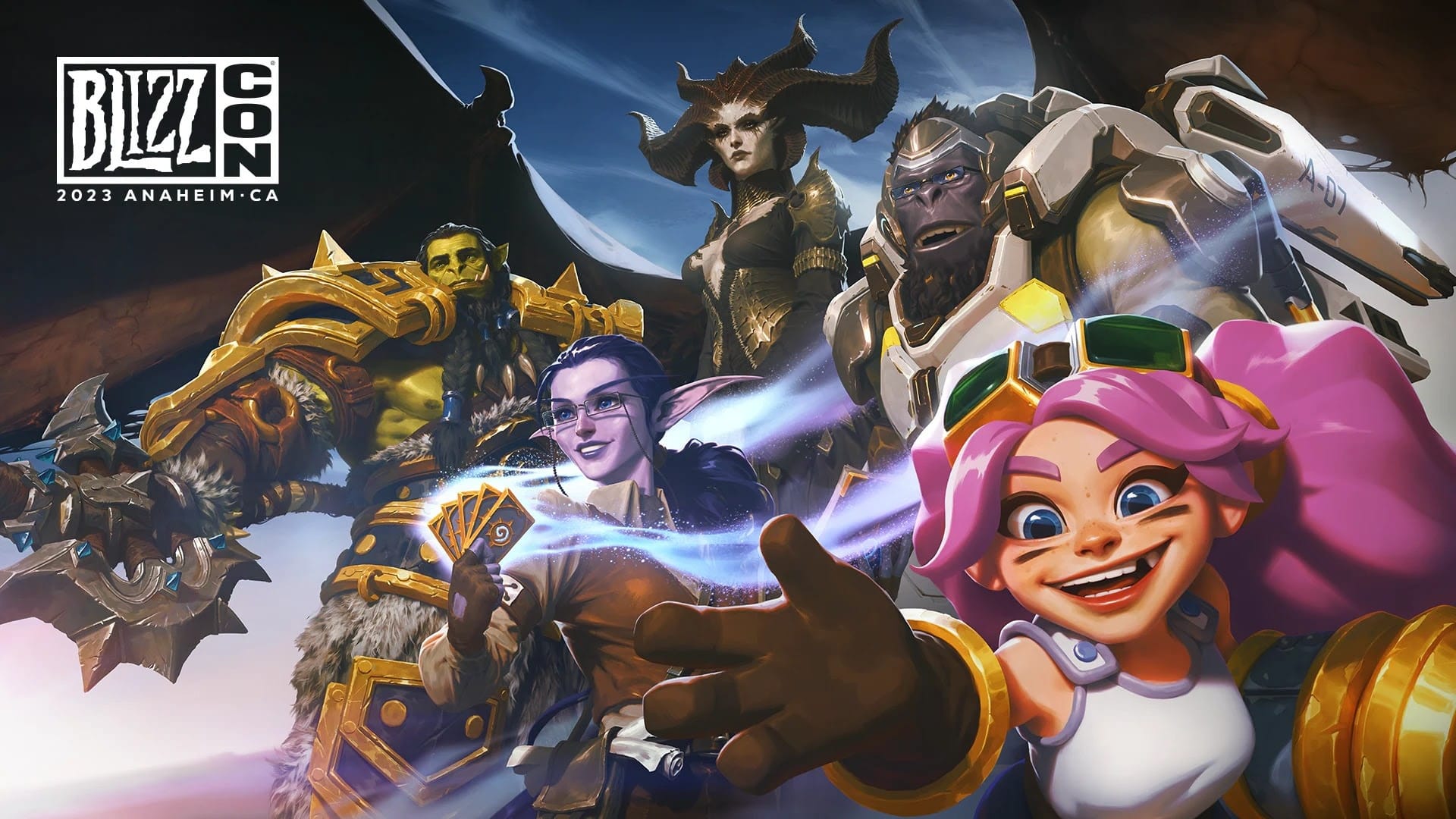 Imagem promocional da BlizzCon 2023