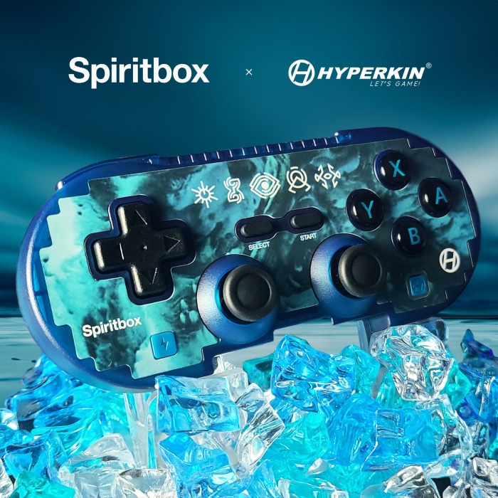 Imagem promocional do controle retr&ocirc; da Hyperkin em parceria do Spiritbox