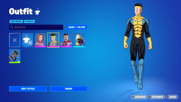 Imagem promocional de Invenc&iacute;vel em Fortnite