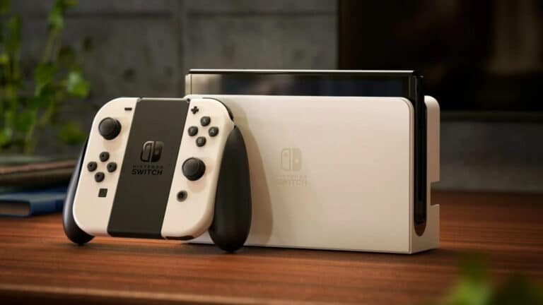 Imagem promocional do Nintendo Switch OLED