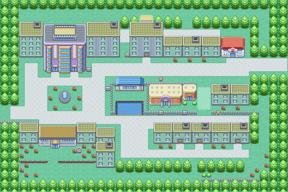 Detonado Pokémon FireRed e LeafGreen | Guia completo do game Mapa de Celadon City