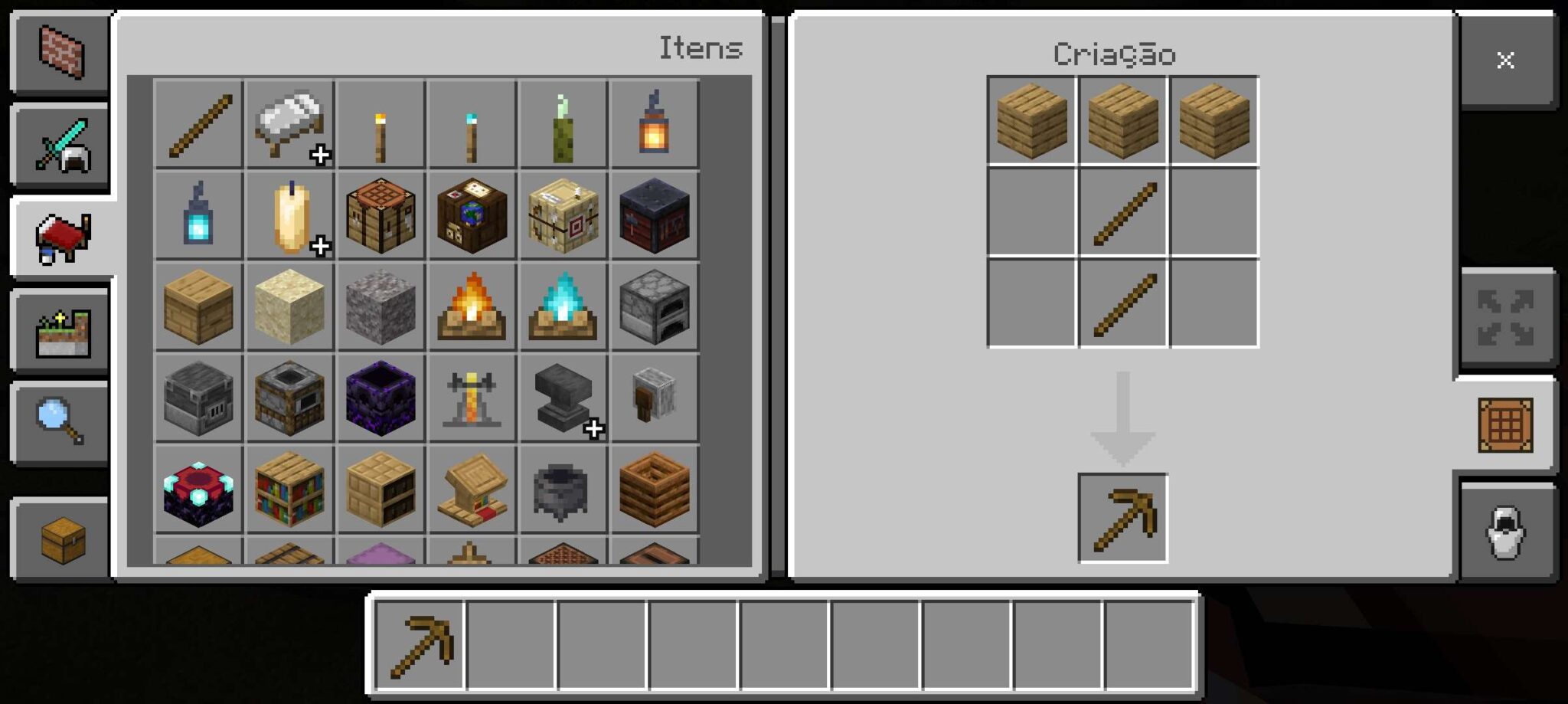 Foto relacionada a como fazer Picareta Minecraft. (Divulga&ccedil;&atilde;o / Internet)