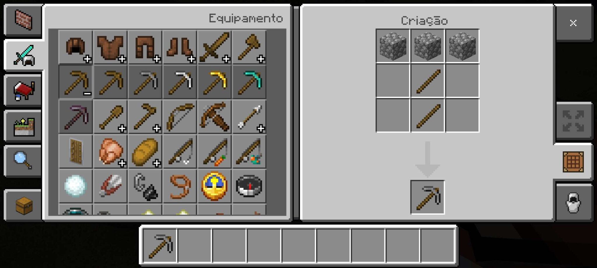 Foto relacionado ao tema Picareta Minecraft. (Divulga&ccedil;&atilde;o / Internet)