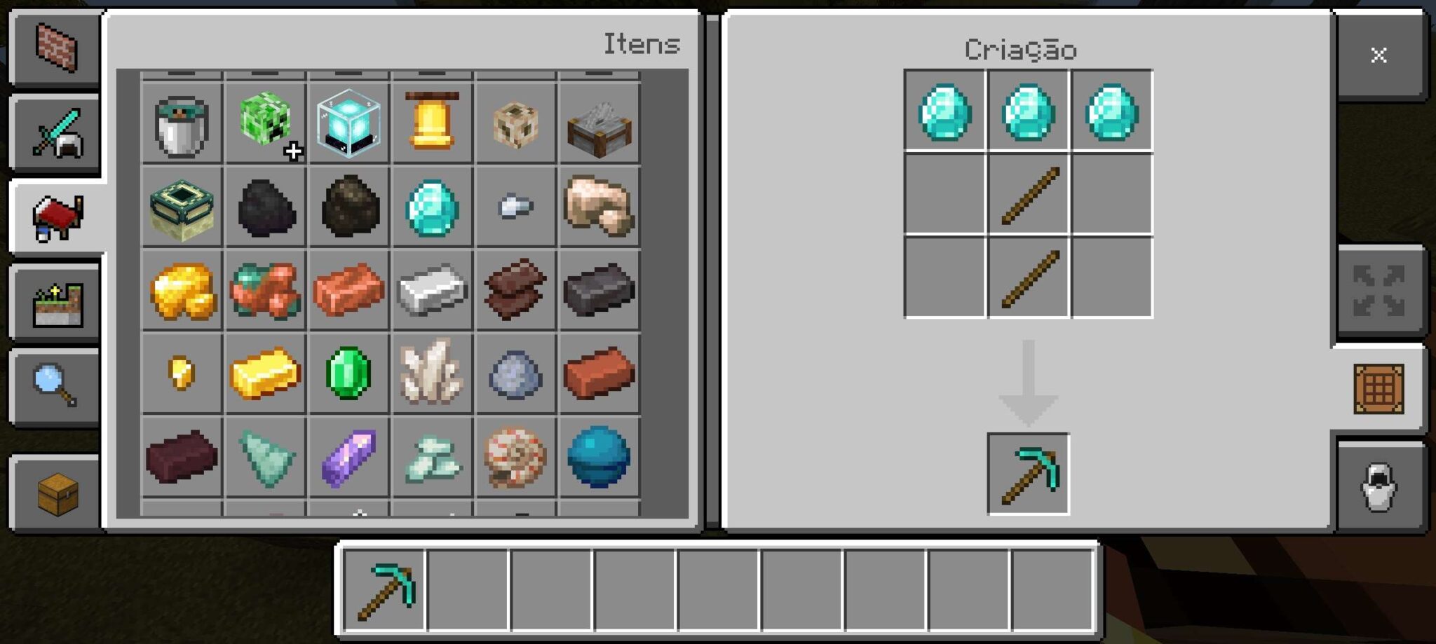 Foto relacionado ao tema Picareta Minecraft. (Divulga&ccedil;&atilde;o / Internet)