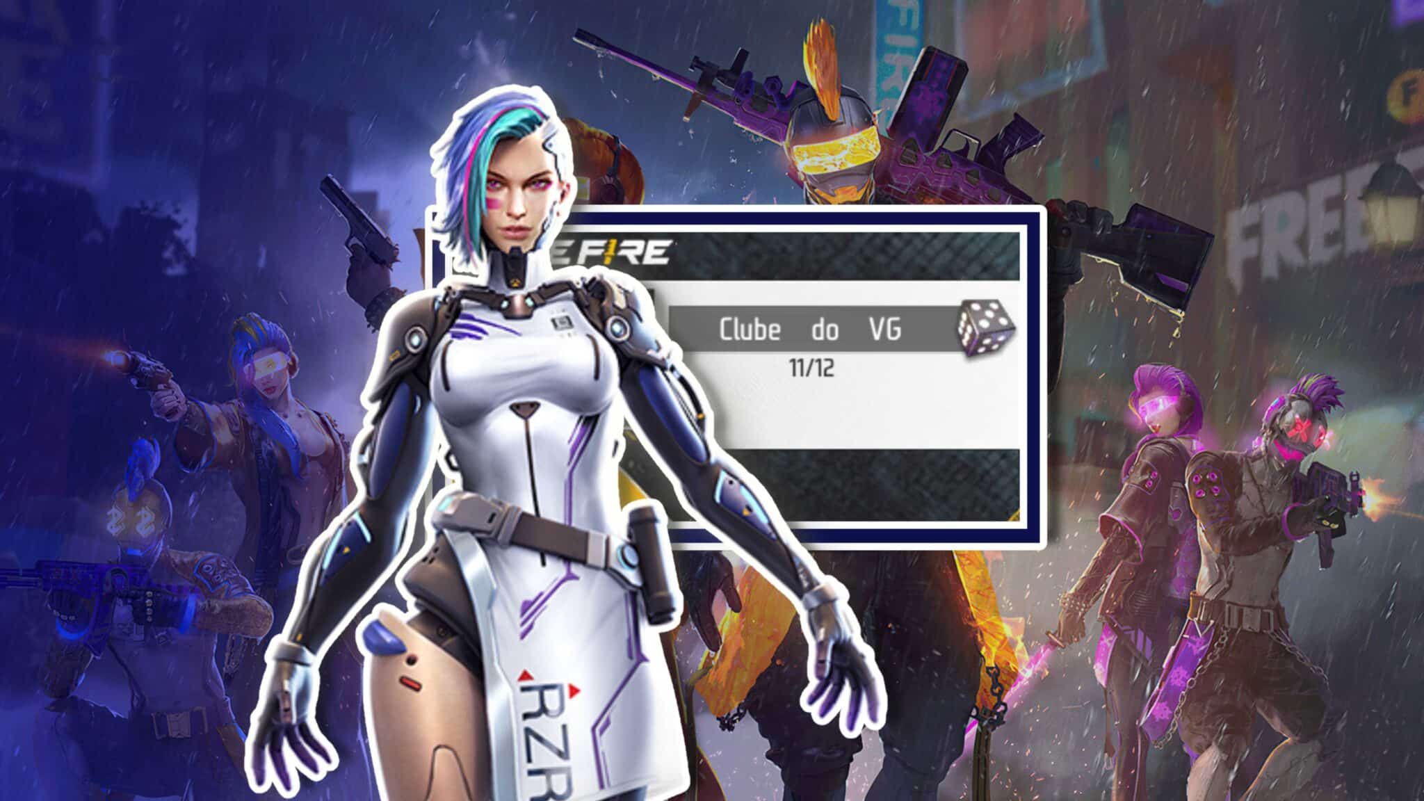 Imagem ilustrativa da adi&ccedil;&atilde;o do espa&ccedil;o invis&iacute;vel Free Fire no nick do jogador.