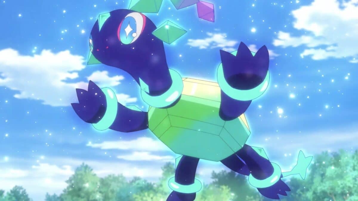 Pokémon Scarlet e Violet: DLC tem data de lançamento revelada Imagem promocional de Terapagos, novo Pokémon lendário