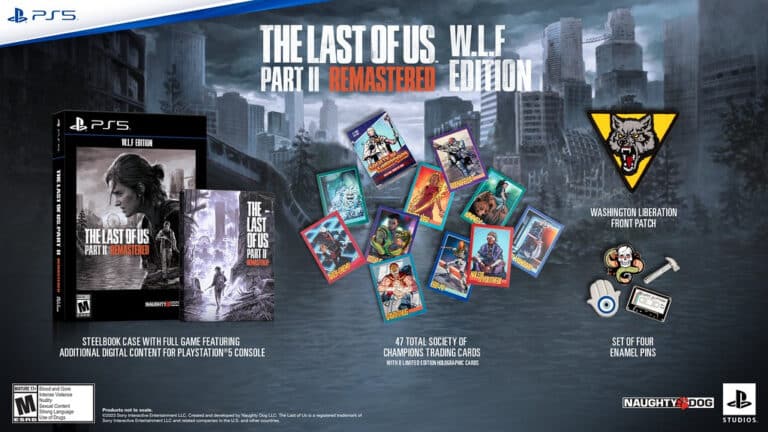 The Last of Us Part II Remastered é revelado; saiba mais Imagem promocional de The Last of Us Part II Remastered WLF Edition