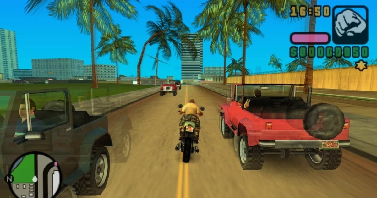 Imagem da regi&atilde;o do quartel em GTA Vice City Stories. (Divulga&ccedil;&atilde;o / Internet)