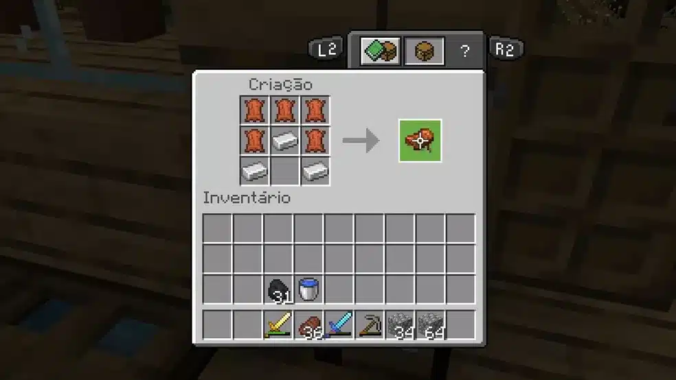 Como fazer sela no Minecraft? Passo a passo r&aacute;pido!