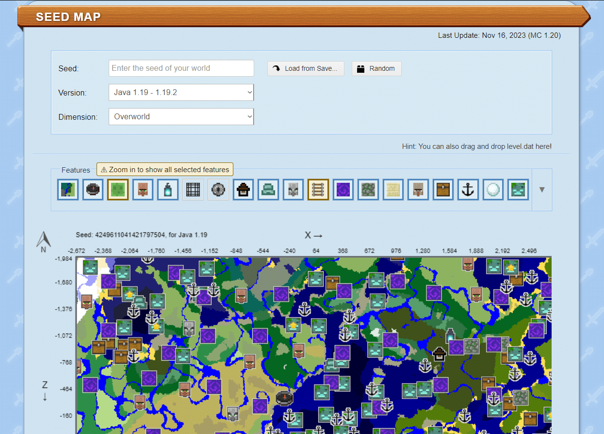 Foto da interface do site Chunk Base. (Divulga&ccedil;&atilde;o / Internet)