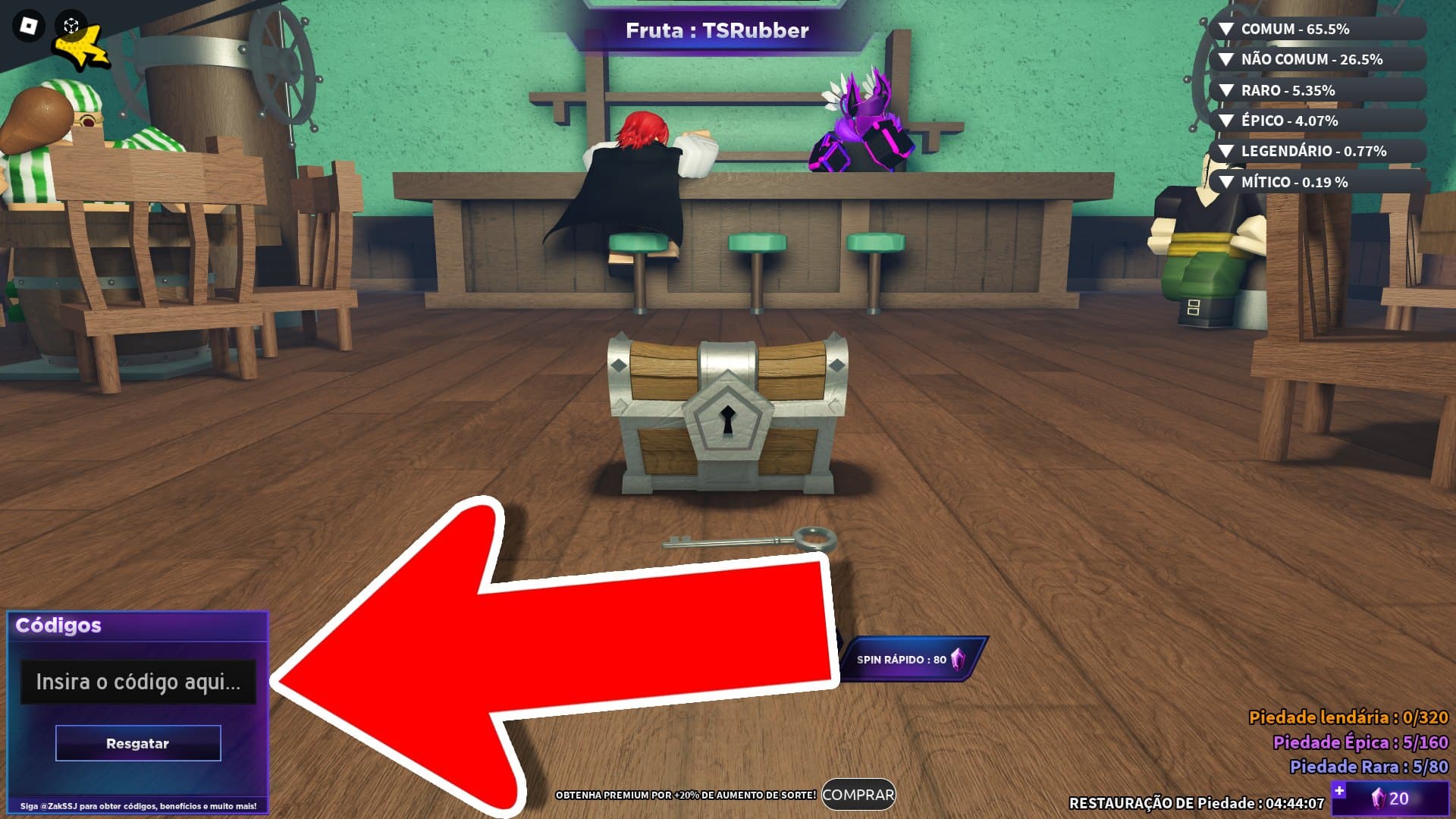 Fruit Battlegrounds Codes: todos c&oacute;digos novos!