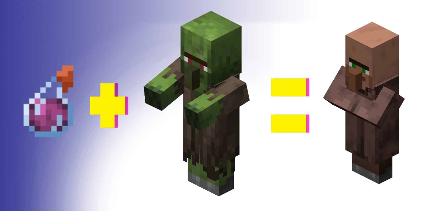 Imagem ilustrativa da cura dos Villagers Zumbis. (Divulga&ccedil;&atilde;o / Internet)