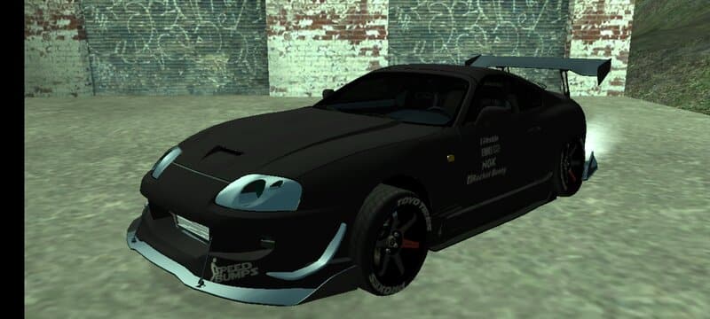 Imagem de um Toyota Supra MKIV Rocket Bunny no GTA SA. (Divulga&ccedil;&atilde;o / Internet)