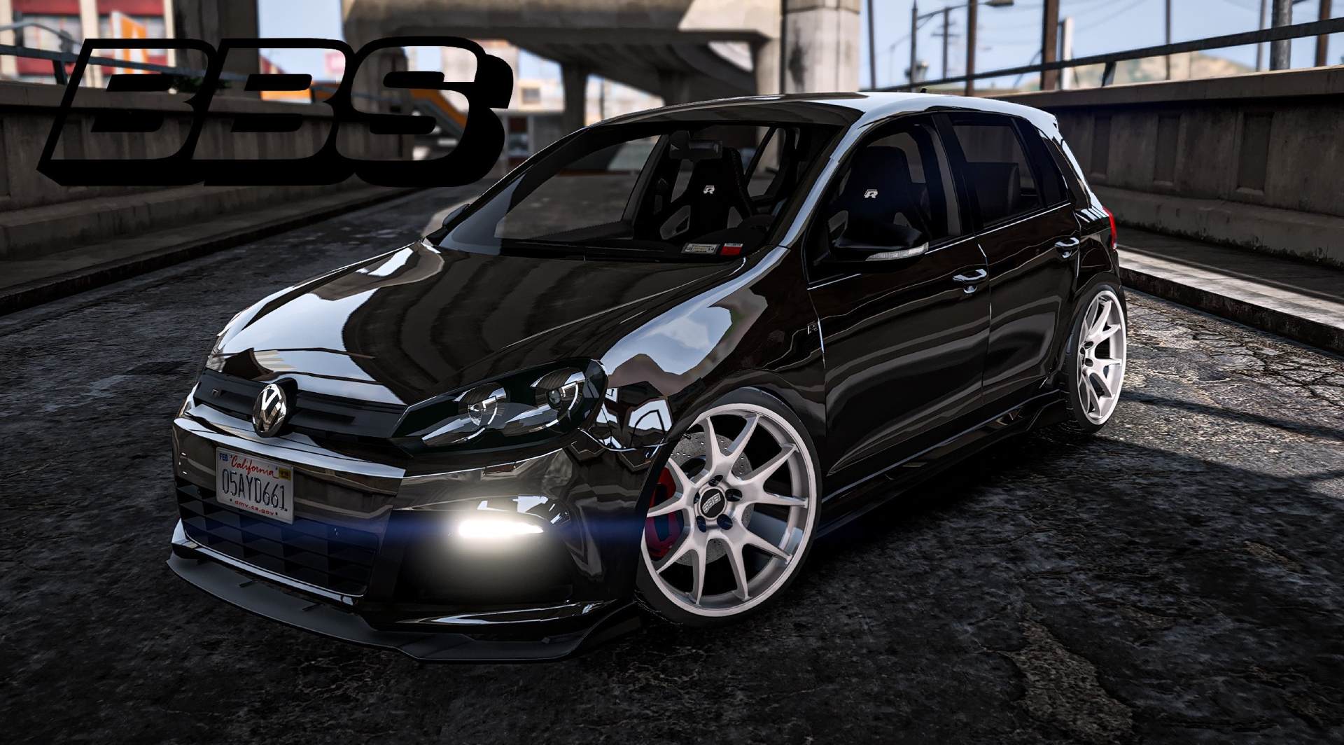 Imagem de um BBS RK Wheel no GTA 5. (Divulga&ccedil;&atilde;o / Internet)