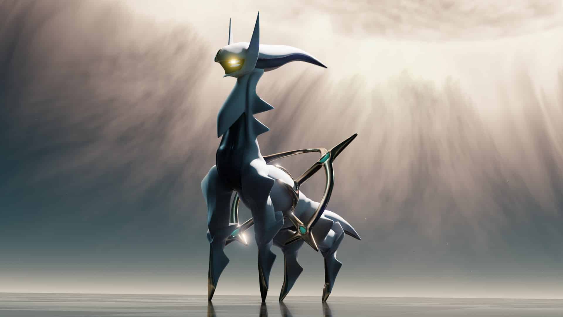 Foto ilustrada de Arceus, o criador do tempo e espa&ccedil;o. (Divulga&ccedil;&atilde;o / Internet)