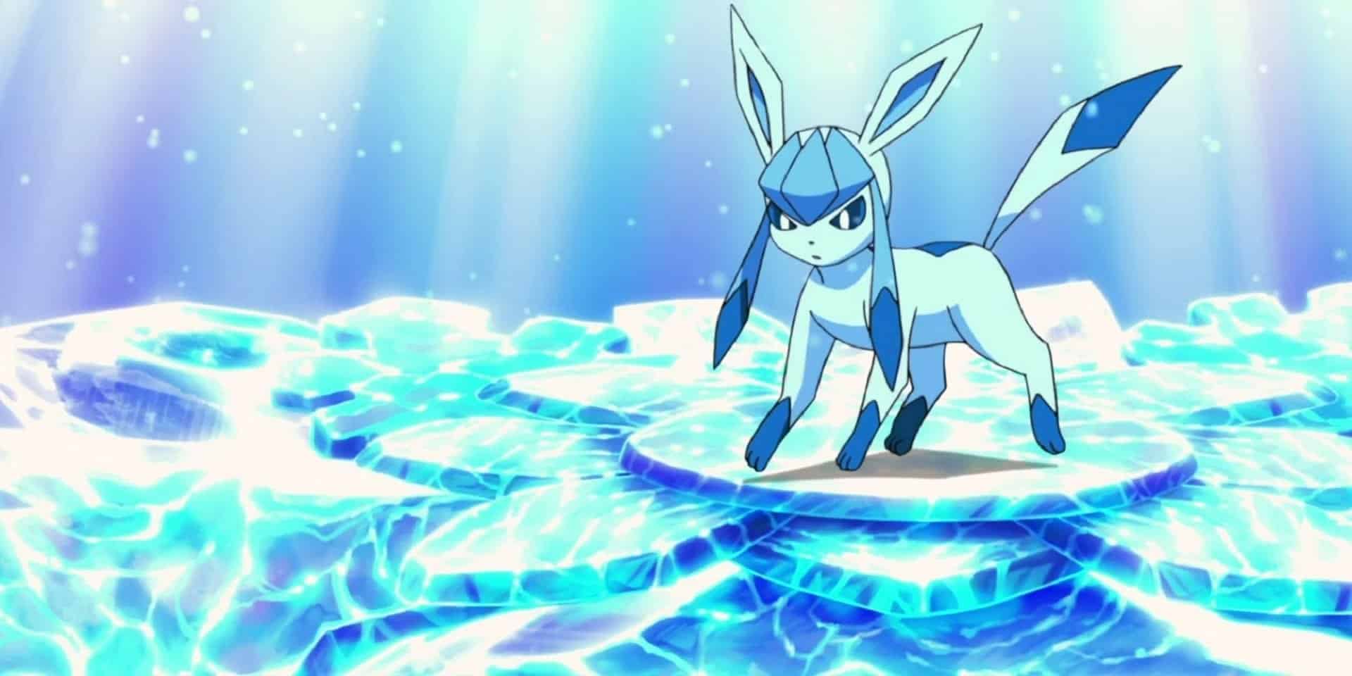 Foto do anime Pok&eacute;mon de um Glaceon. (Divulga&ccedil;&atilde;o / The Pok&eacute;mon Company)