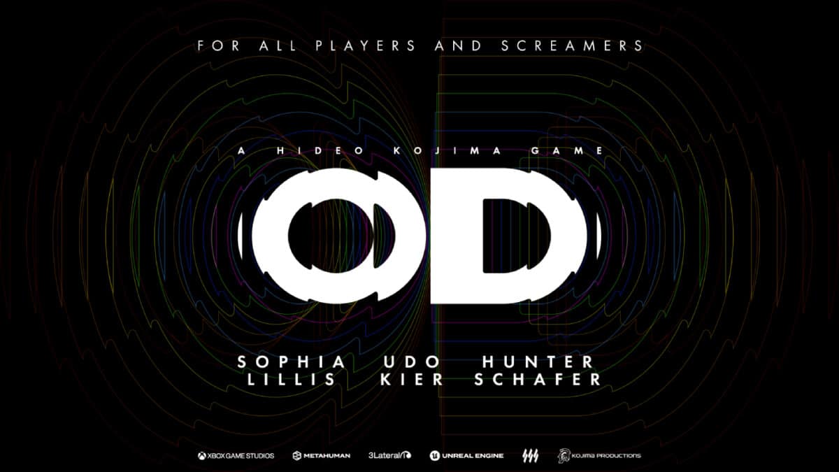 P&ocirc;ster de OD, jogo de Hideo Kojima