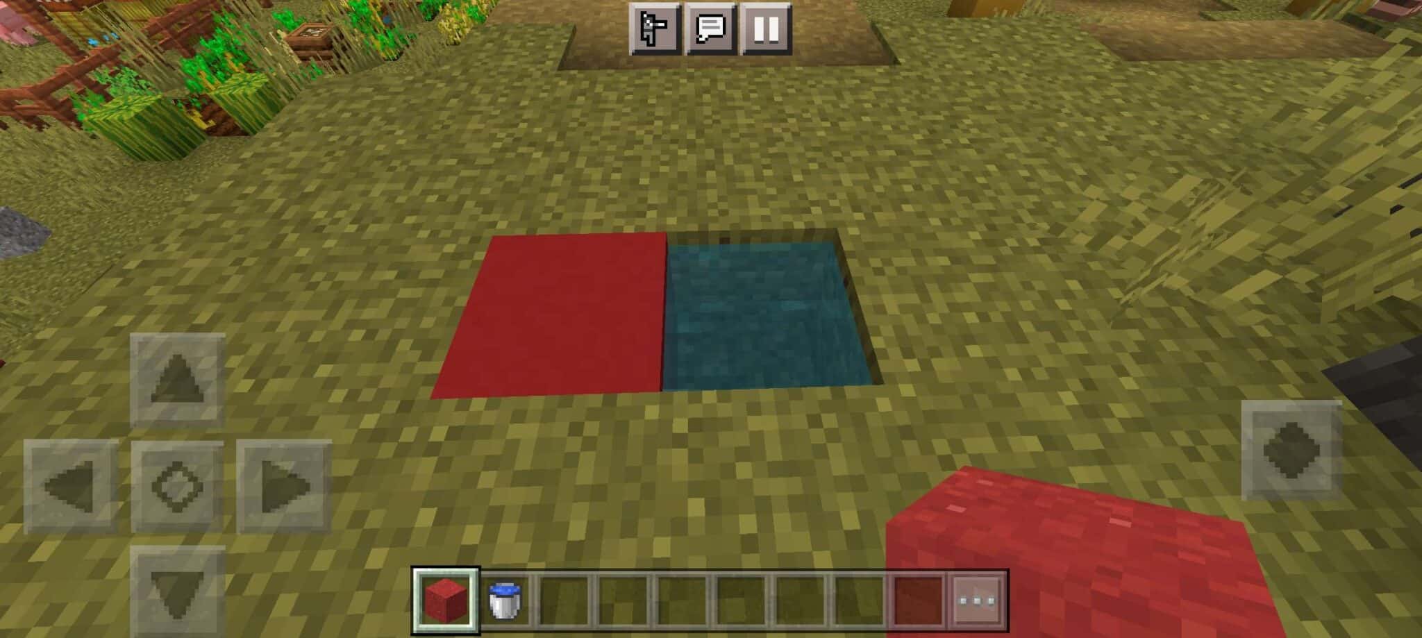 Foto ensinando a como fazer concreto no Minecraft. (Divulga&ccedil;&atilde;o / Internet)