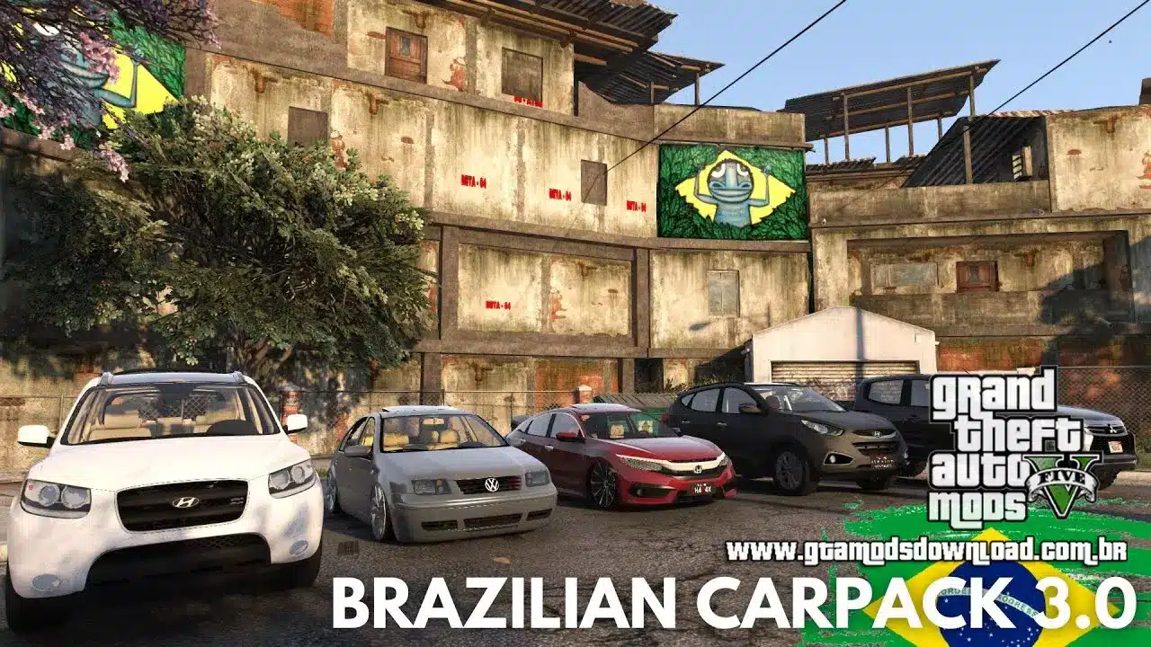 Imagem capa do modpack 'Brazilian Carpack 3.0'. (Divulga&ccedil;&atilde;o / gtamodsdownload)
