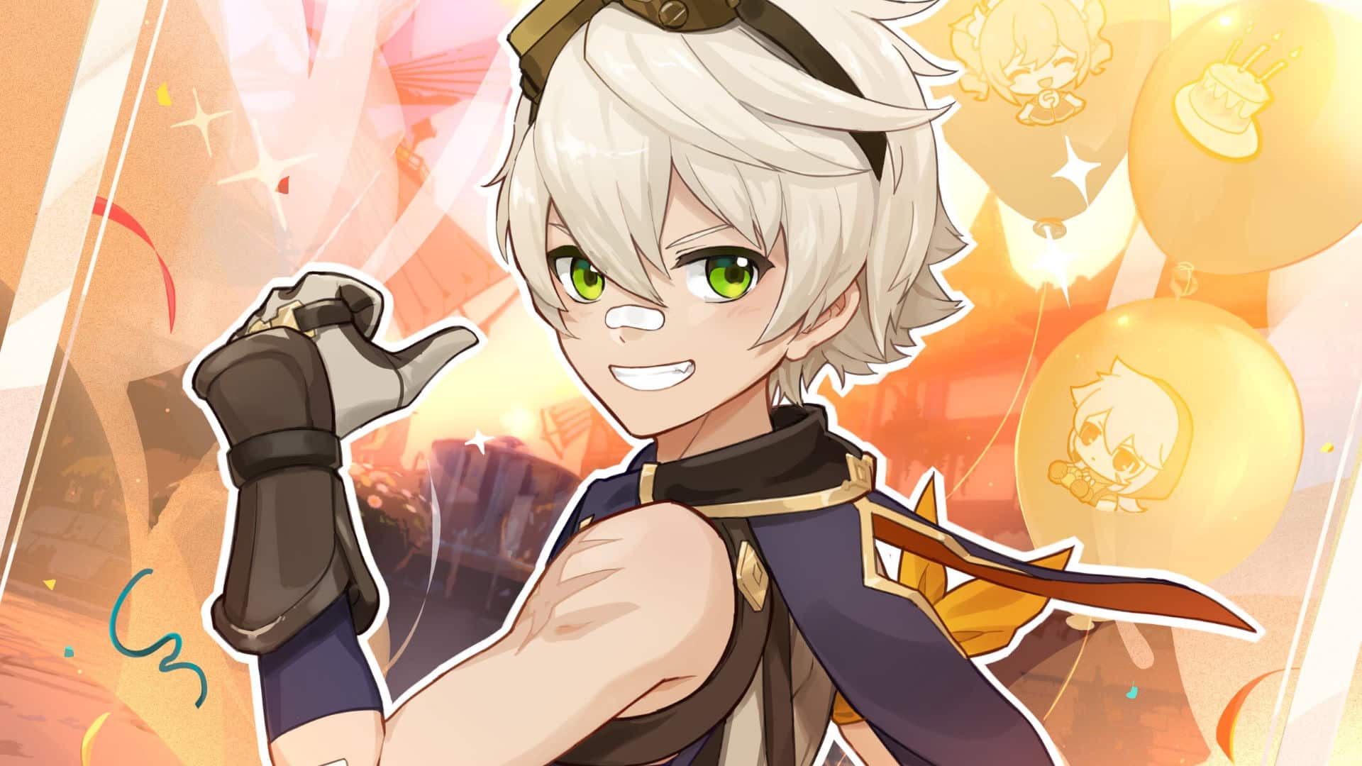 Foto art&iacute;stica de Genshin Impact personagens Bennett. (Divulga&ccedil;&atilde;o / Internet)