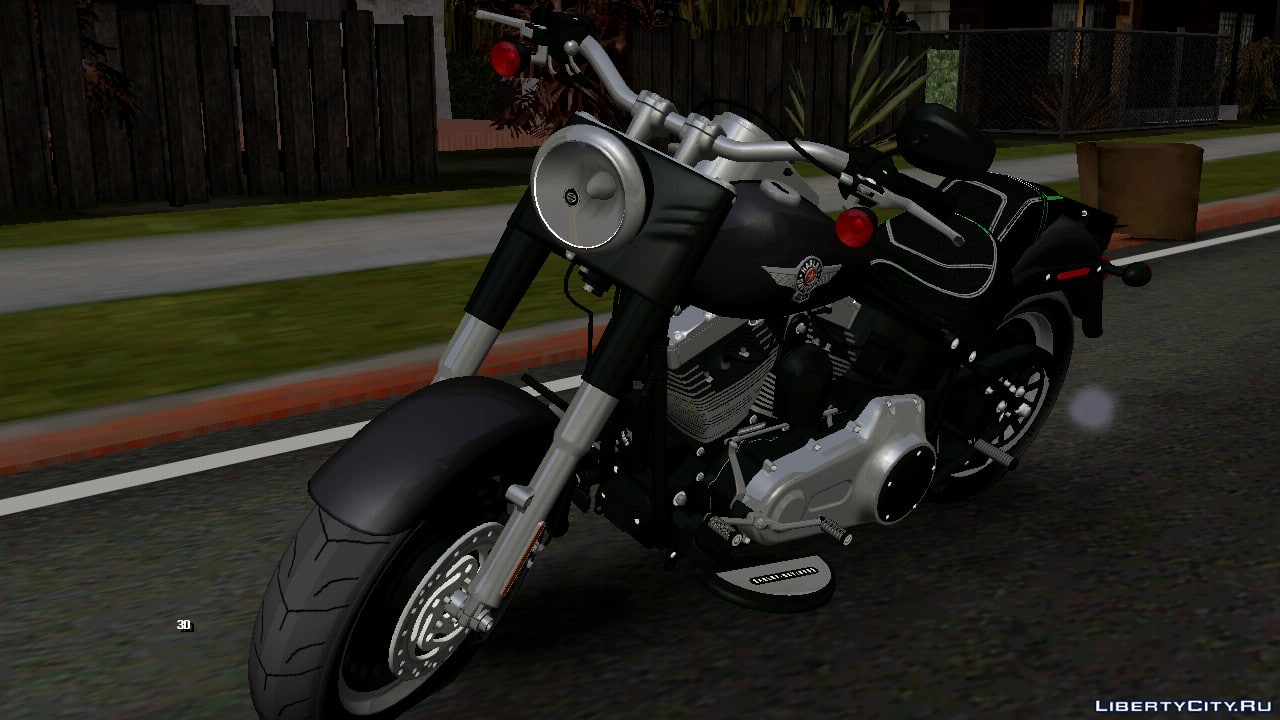 Foto da modifica&ccedil;&atilde;o Harley Davidson Fat Boy Lo 2010 para GTA San Andreas. (Divulga&ccedil;&atilde;o / LibertyCityRU)