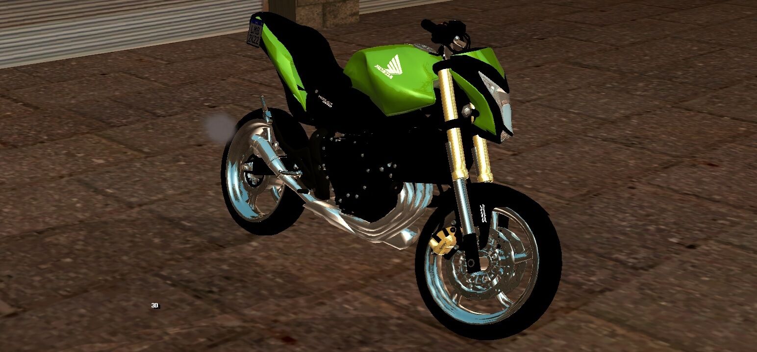 Foto da moto Honda Hornet 2015 modificada para o GTA San Andreas. (Divulga&ccedil;&atilde;o / Internet)
