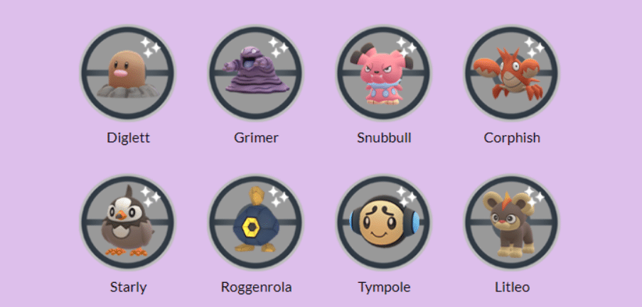 Imagem de alguns Pok&eacute;mon que o Ditto consegue se transformar. (Divulga&ccedil;&atilde;o / Internet)