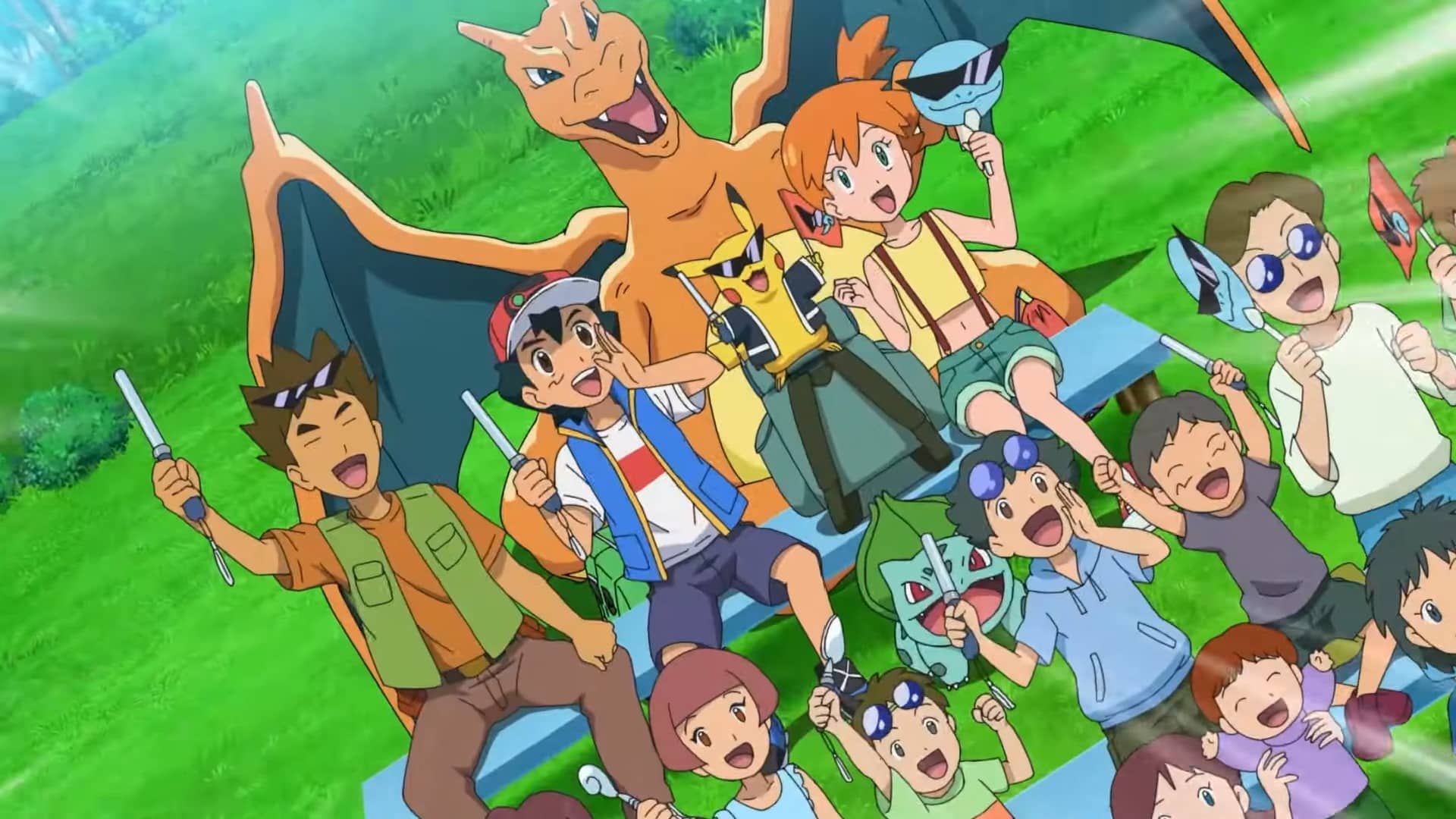 Cena com os personagens principais do anime Pok&eacute;mon. (Divulga&ccedil;&atilde;o / The Pok&eacute;mon Company)