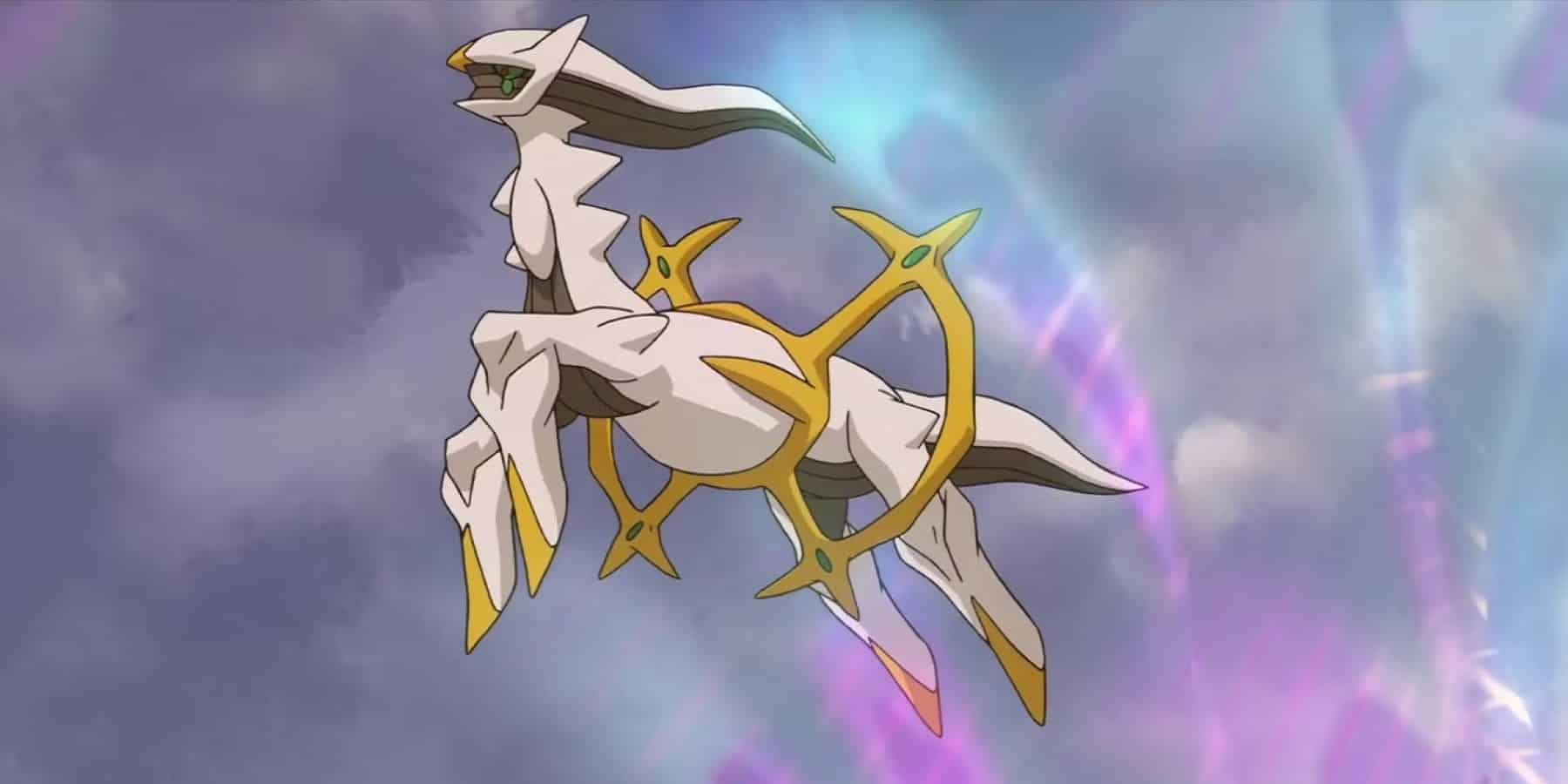 Imagem do lend&aacute;rio Arceus, o criador do universo e o Pok&eacute;mon mais forte de todos. (Divulga&ccedil;&atilde;o / Internet)