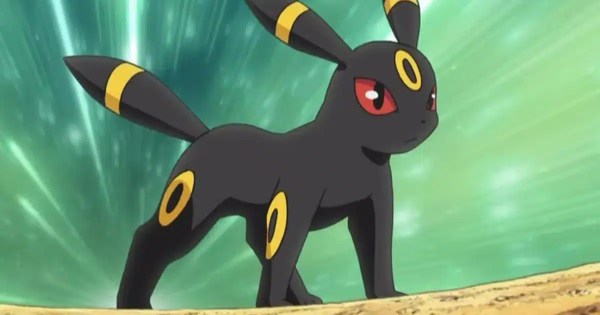 Foto de Umbreon no anime Pok&eacute;mon. (Divulga&ccedil;&atilde;o / The Pok&eacute;mon Company)