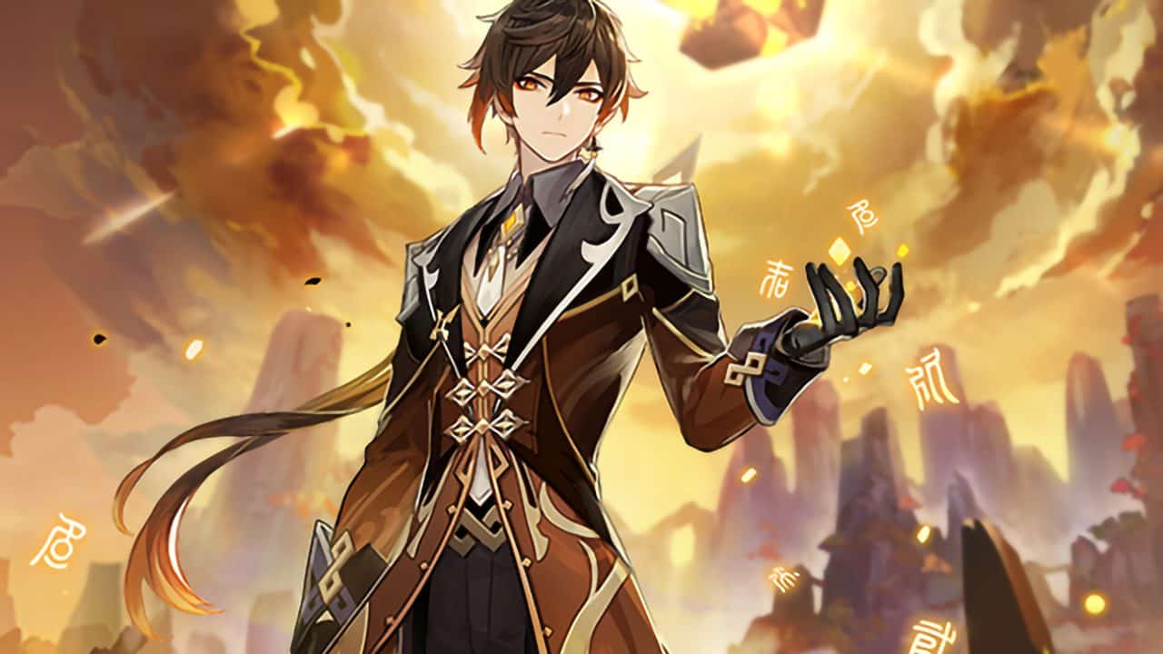 Foto de Genshin Impact personagens Zhongli. (Divulga&ccedil;&atilde;o / Internet)