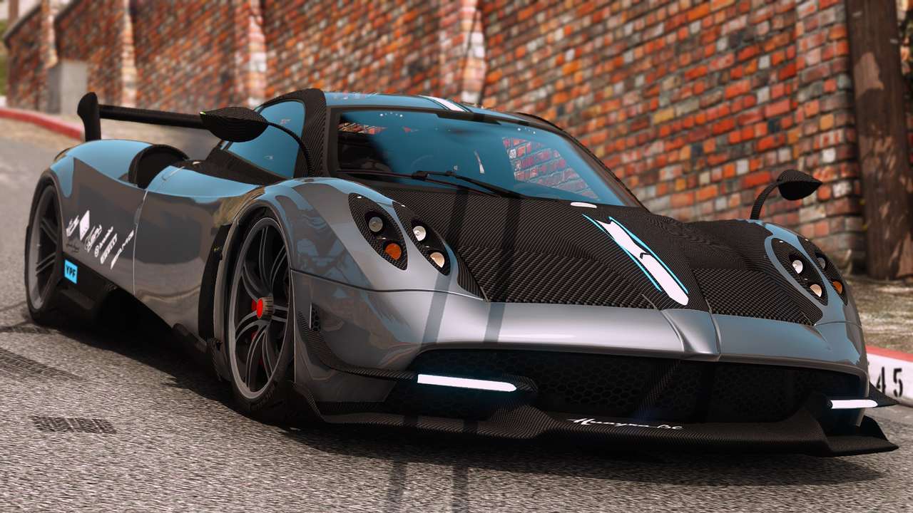 Imagem oficial do mod "2016 Pagani Huayra BC" para GTA 5. (Divulga&ccedil;&atilde;o / Internet)