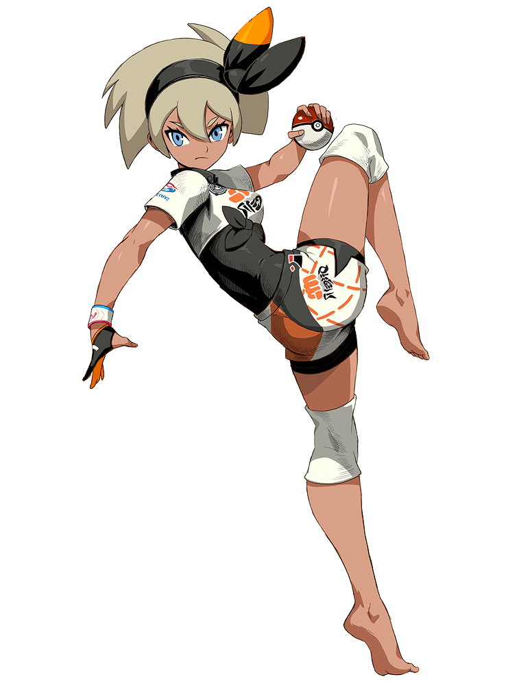 Imagem da personagem Bea, treinadora de Pok&eacute;mon tipo Lutador. (Divulga&ccedil;&atilde;o / Internet)