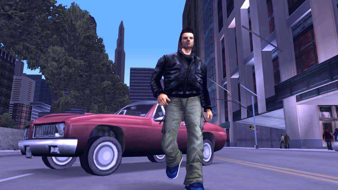 Foto oficial de GTA III, com o personagem principal Claude. (Divulga&ccedil;&atilde;o / Internet)