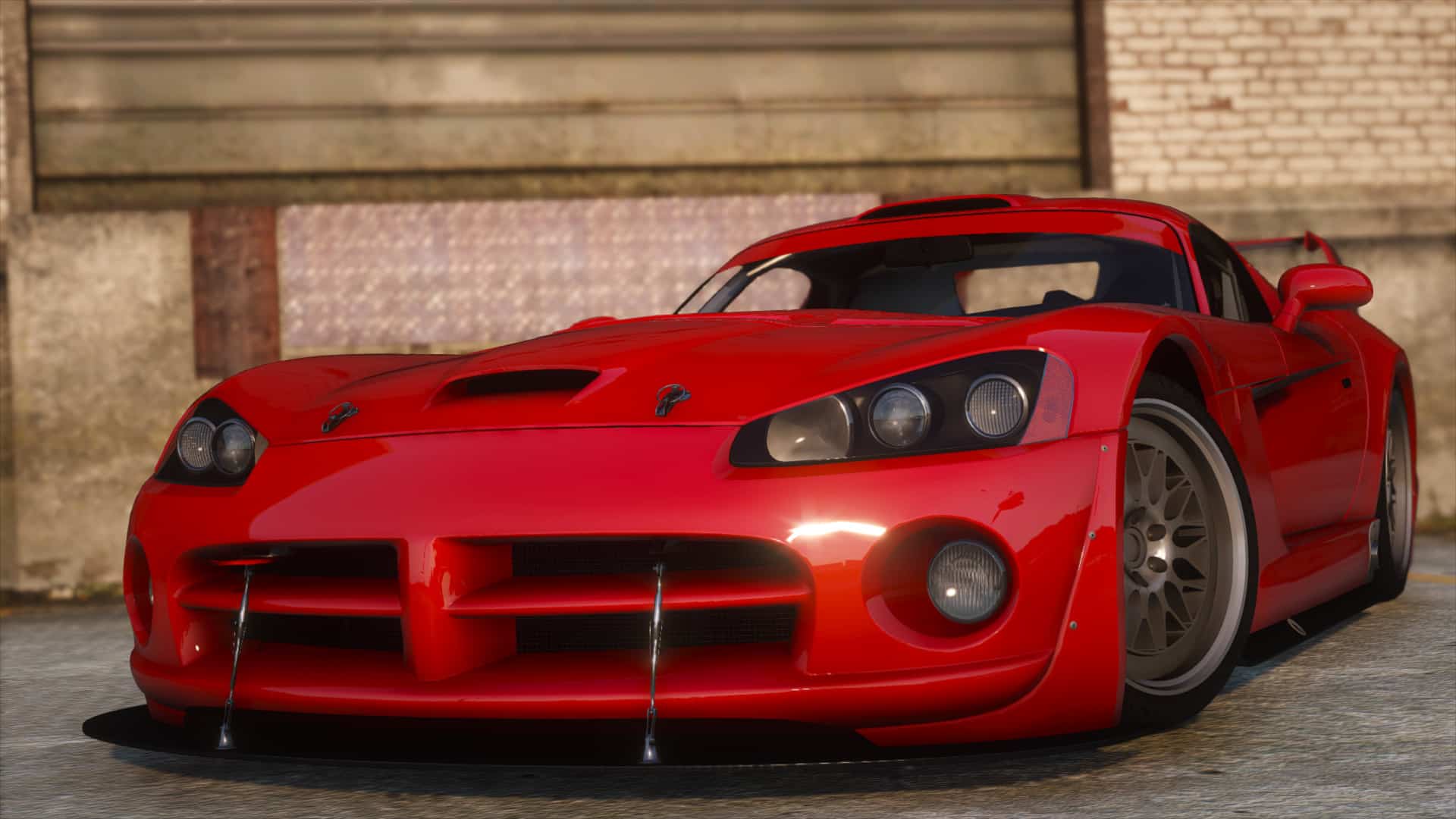 Foto oficial do mod para GTA 5 "2003 Dodge Viper Competition Coupe". (Divulga&ccedil;&atilde;o / Internet)