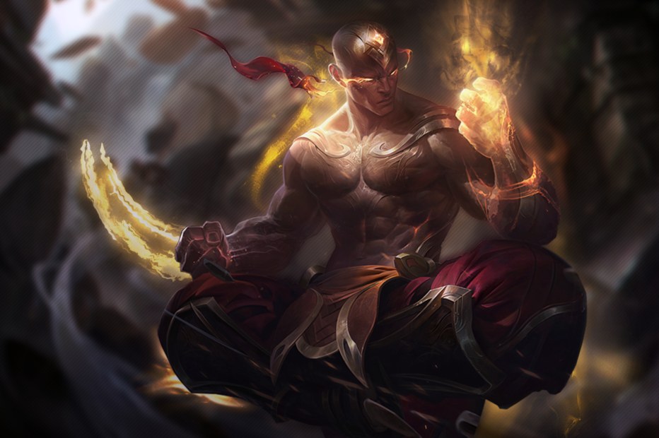 Imagem tema Skins LoL, Lee Sin Punho Divino. (Divulga&ccedil;&atilde;o / Internet)